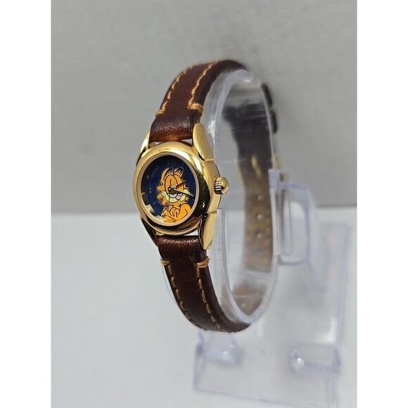 Armitron Garfield Womens 20mm Petite Blue Dial Roman Quartz Watch New Battery - Picture 2 of 12